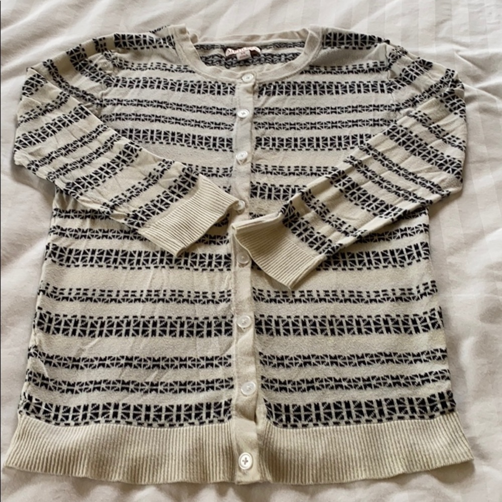 Black and White Merona Cardigan